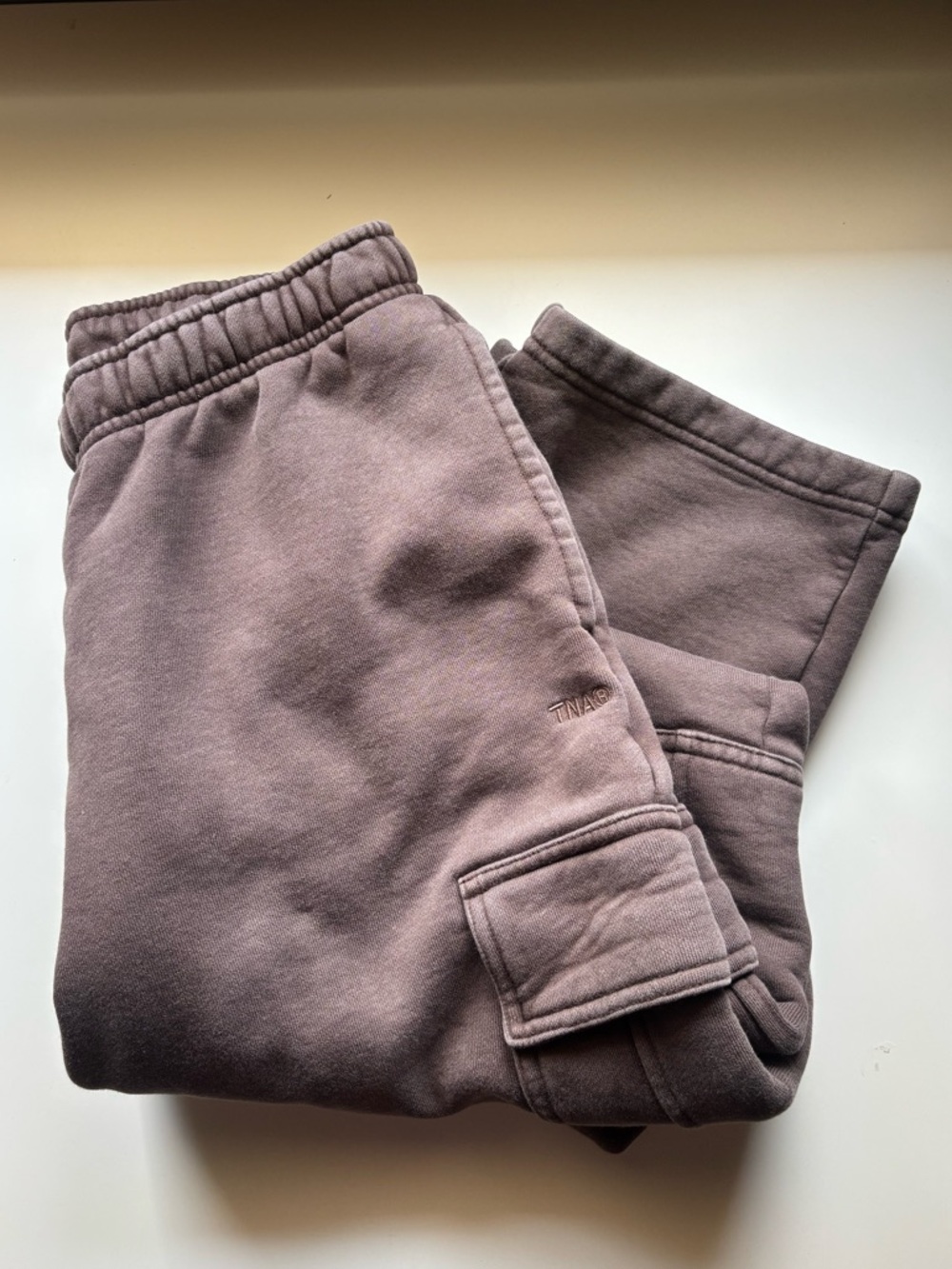 TNA mega cozy fleece cargo joggers